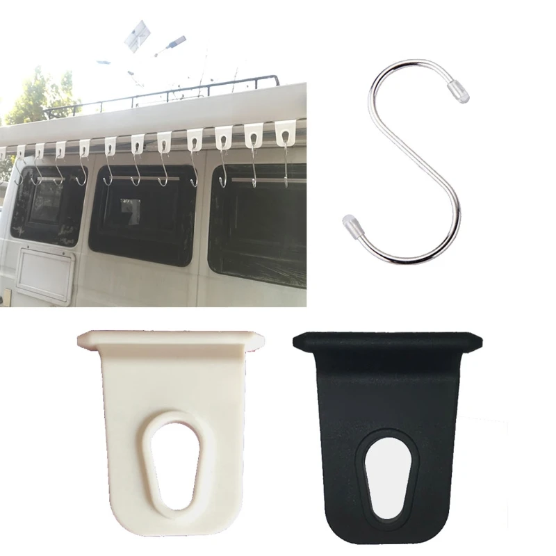 5/10 Pieces RV Awing Hanger Portable Plastic Caravan Motorhome RV