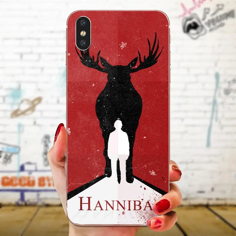 Мягкий модный чехол из ТПУ Hannibal Eat The Rude для Xiaomi Redmi Mi 4 7A 9T K20 CC9 CC9e Note 7 9 Y3 SE Pro Prime Go Play