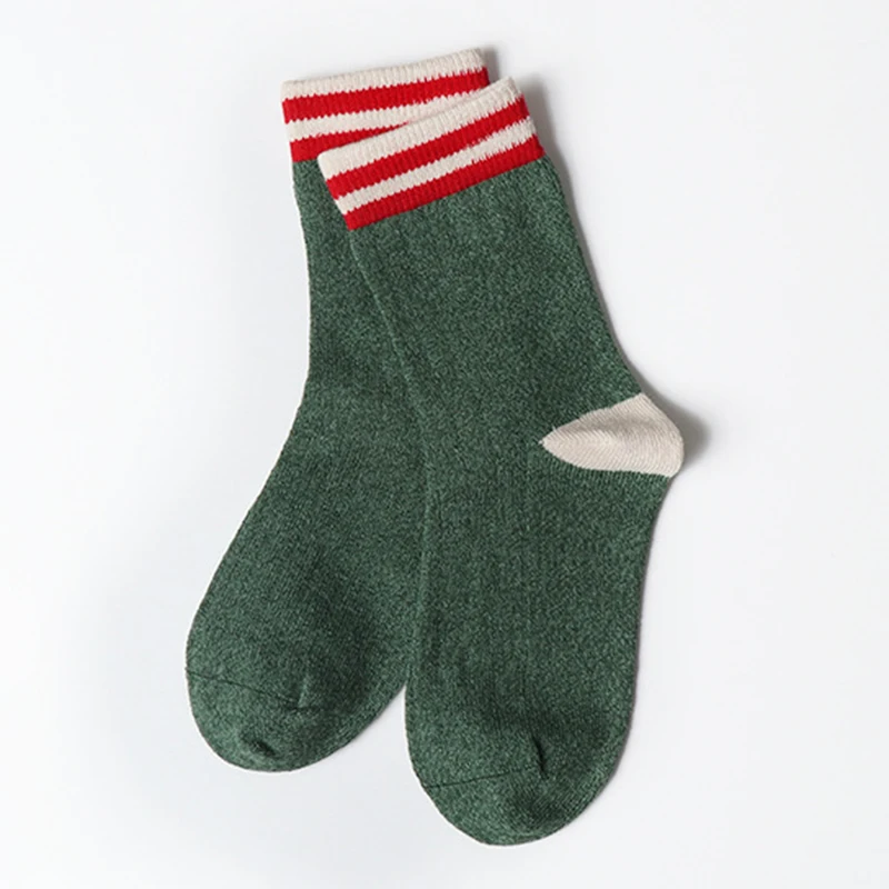 Baby Lotus Fashion Loose Breathable Children Sock Sports Girls Boys Cotton Stripe Floral Chaussette Enfant Garcon Skarpetki Dla - Цвет: Green red