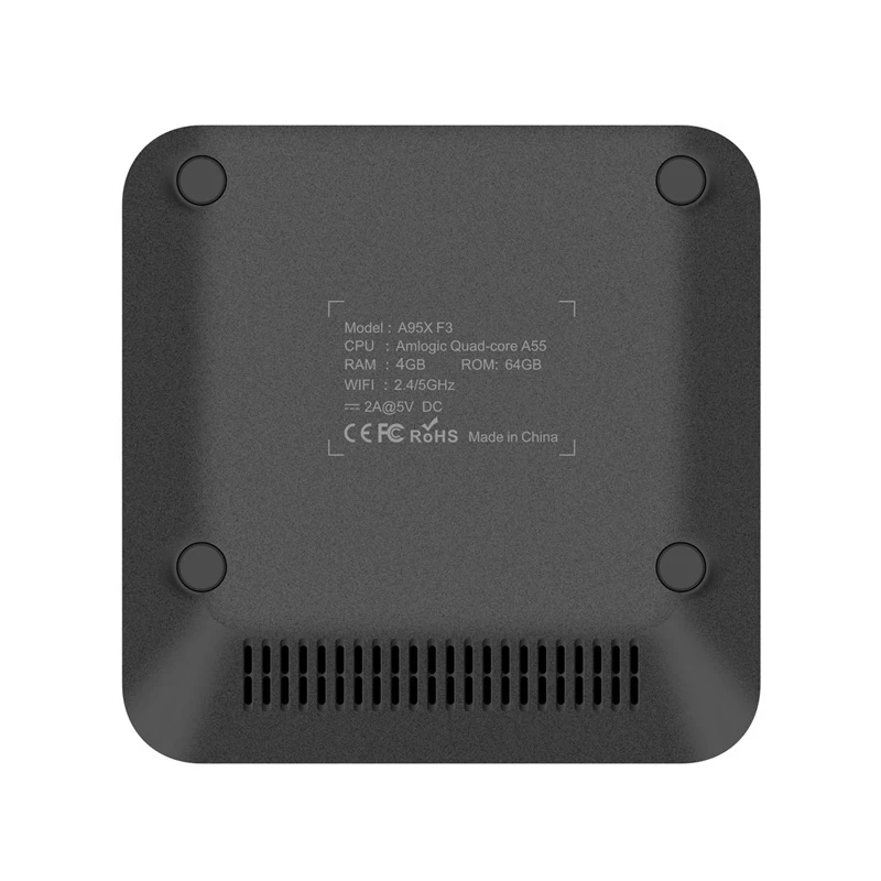 A95X F3 AIR Amlogic S905X3 Smart tv Box Android 9,0 4G 64G медиаплеер 4K Google голосовой помощник WiFi Поддержка IP tv медиаплеер