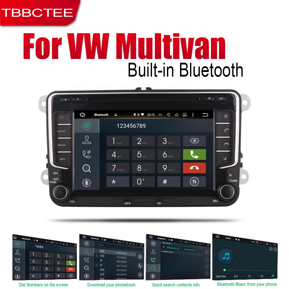TBBCTEE Android автомобильный Радио Стерео gps навигация для Volkswagen VW Multivan 2010~ BT wifi 2din автомобильный Радио мультимедийный плеер
