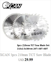 XCAN 1 шт. 250x30 мм 40T TCT круговой режущий диск деревообрабатывающий Циркулярный пильный диск с жестяным покрытием для резки древесины дисковый