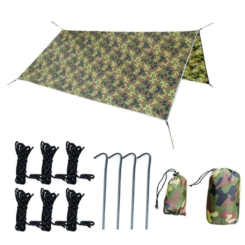 

Ultralight 3Mx3M Camping Tarp Sun Shelter Tent Rain Car Tarpaulin Waterproof Cover Sun Shade Camouflage Awning