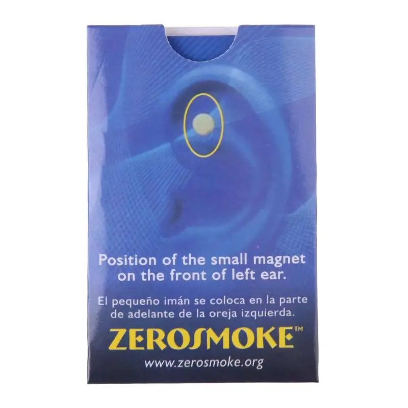 2 шт Аурикулярные Магниты Zerosmoke Акупрессура терапия выход магнит курение