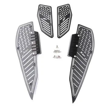 

For Yamaha Xmax250 Xmax300 Xmax400 2017 CNC Footrest Pedal Front Rear Footboard Steps Foot Rest Plate X max Xmax 250 300 400