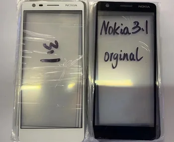 3 1 osłona zewnętrzna dla Nokia 3 1 NK przedni panel dotykowy wyświetlacz LCD ekran Out szklana pokrywa obiektyw naprawa telefonu część zamienna tanie i dobre opinie mateable ≥5 cali For Nokia 3 1