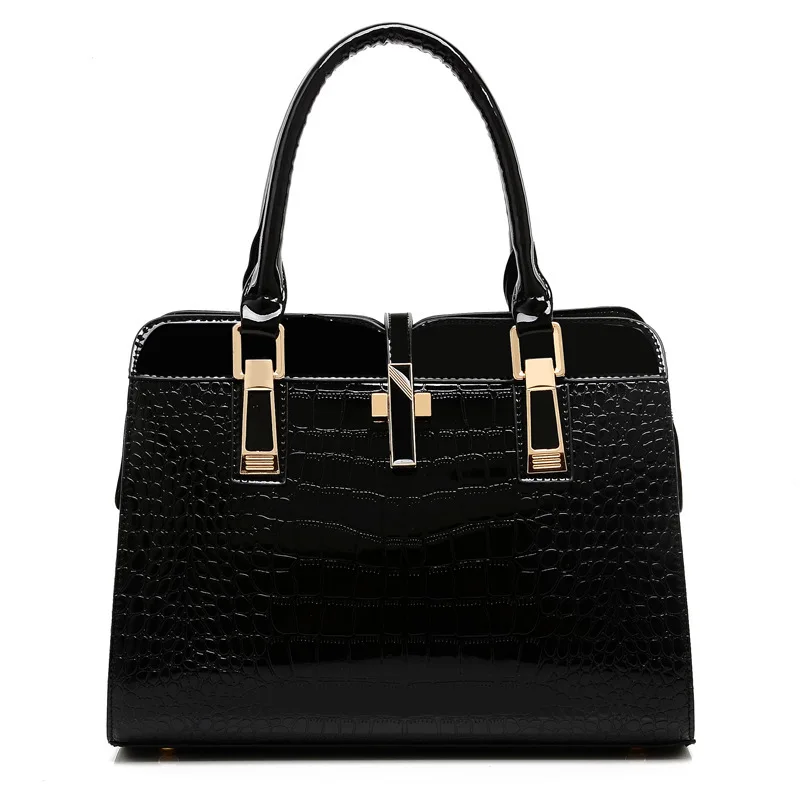 

2019 New Style WOMEN'S Bag Europe And America Fashion New Style Crocodile Pattern Hand Single-shoulder Crossbody Bag