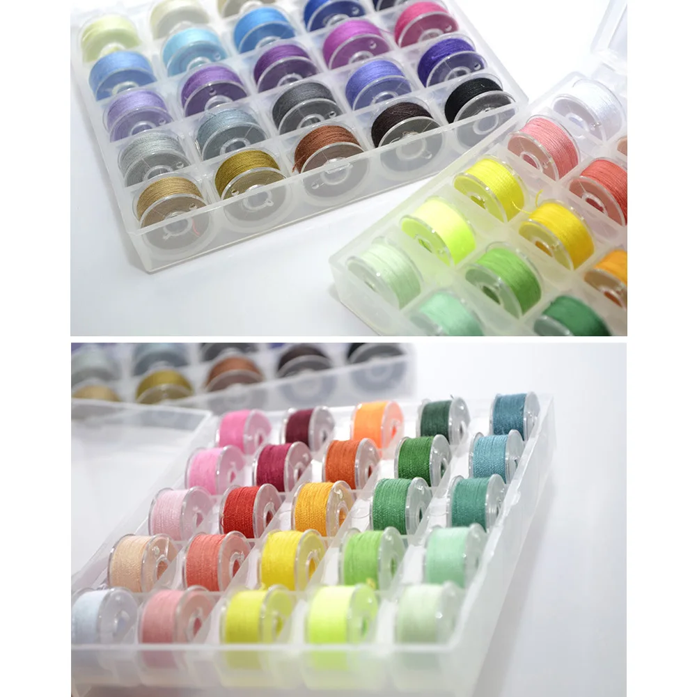36 50 шпульки DIY набор швейных ниток ремесло измерительная лента коробка упакована без ворса Универсальный ассорти цветов дома ножницы для Brother
