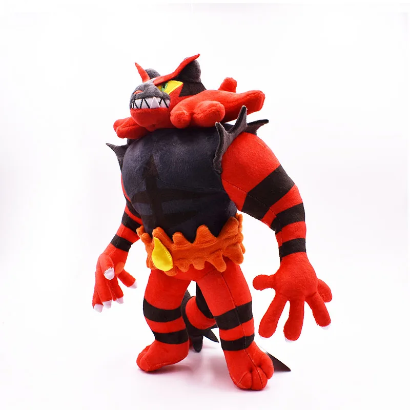 33 см Incineroar Плюшевые игрушки мультфильм мягкая кукла животные сверкающий ревущий Тигр аниме карманные монстры Рождественский подарок для детей