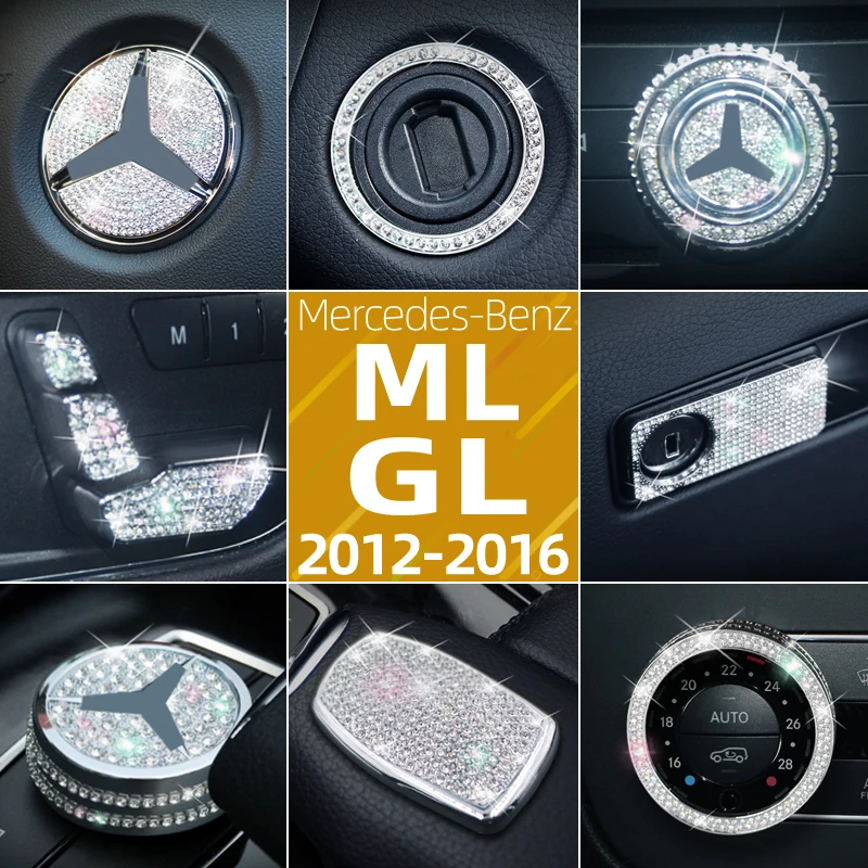 Для Mercedes Benz ML320 ML350 ML400 GL350 GL500 серия Автомобильный ремонт интерьера Алмазный