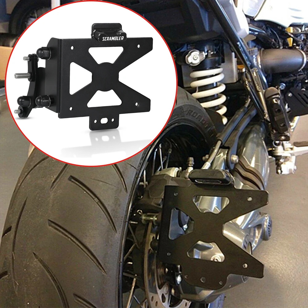 Telaio Staffa Targa Supporto Targa Led Moto Per Bmw R Ninet 1200 Scrambler 2014 - 2018 2019 Rninet R Nine T