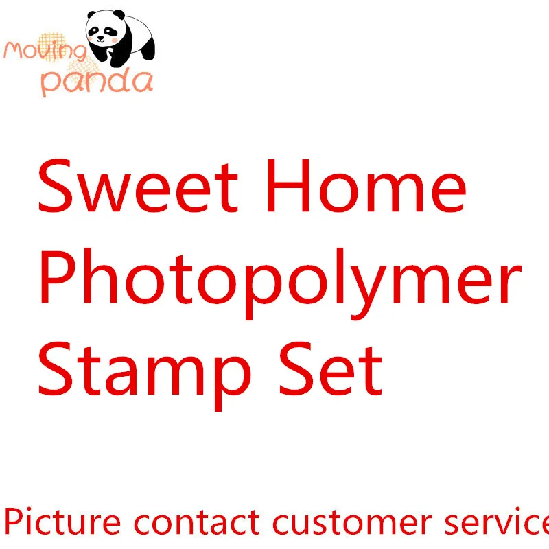 JC035 милый домашний фотополимер металлические штампы трафарет для DIY Скрапбукинг