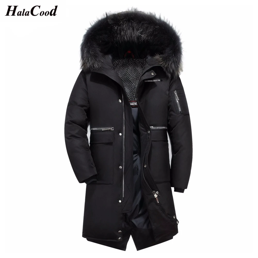 Winter Lovers Coat New Men's Long Down Jacket Youth Windproof Jacket