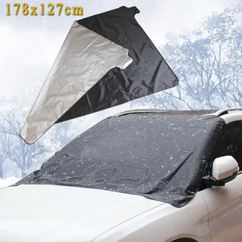 

1pc Auto Car Windshield Protector Cover Magnetic Rain Ice Frosts Guard Sunshade Waterproof Windshield Sunshades