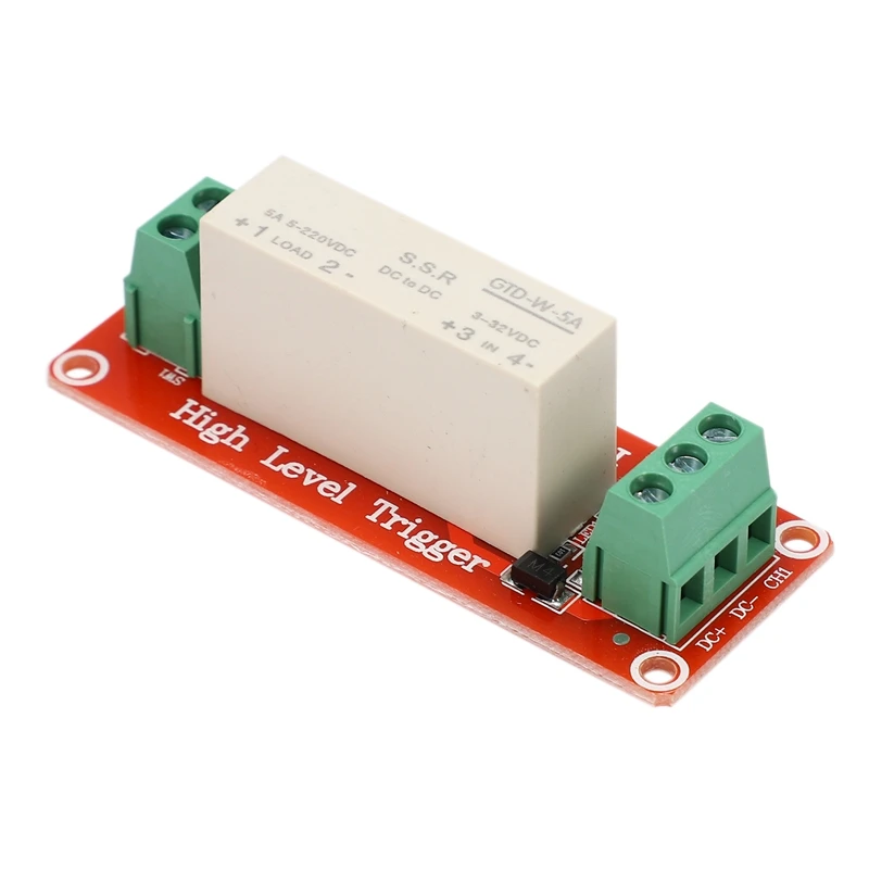 1 канал SSR твердотельный релейный модуль высокий-низкий триггер 5A 3-32V для Arduino Uno R3