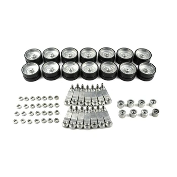 

for Henglong 3889 3889-1 German Leopard 2A6 1/16 RC Tank Upgrade Parts Metal Wheels Hub Set Metal Track and Gear