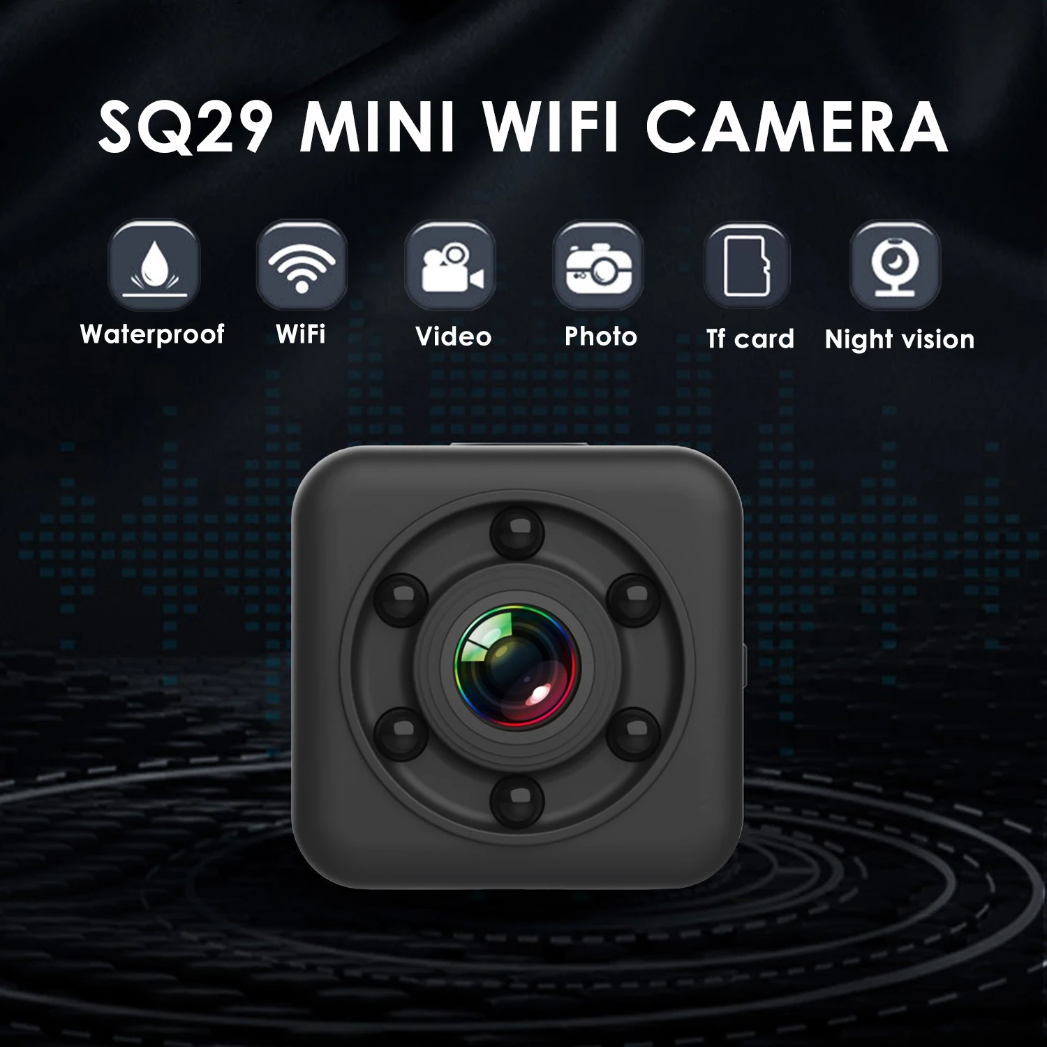 ET SQ29 IP HD мини-камера с Wi-Fi датчик ночного видения видеорегистратор движения