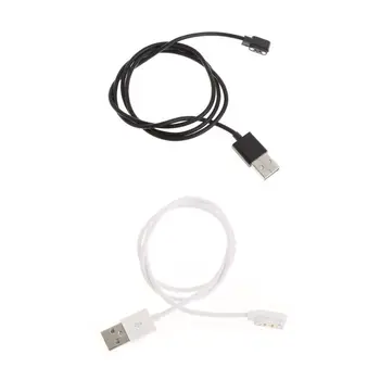 

Magnetic Charge Charging Cable For Smart Watch with Magnetics Plug For 2 Pins Distances 2.84mm Black Novel Power Charger Cables