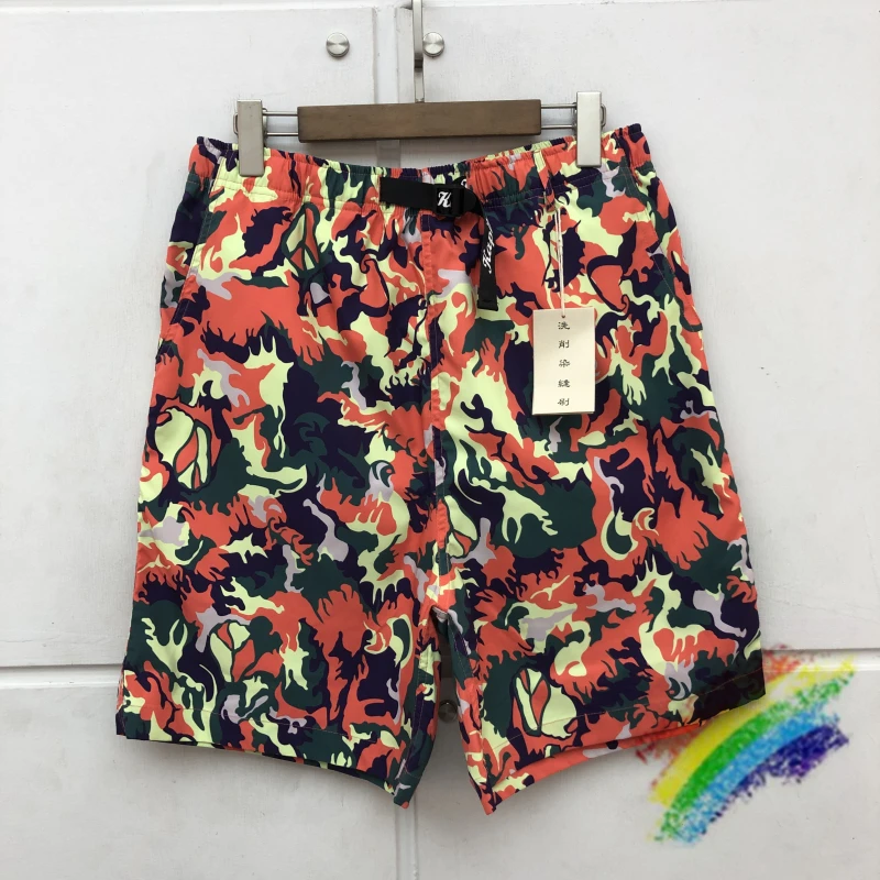 Pantalones cortos de malla Kapital para mujer, estilo veraniego, impermeables transpirables con cordón, 2021ss|Pantalones cortos| - AliExpress