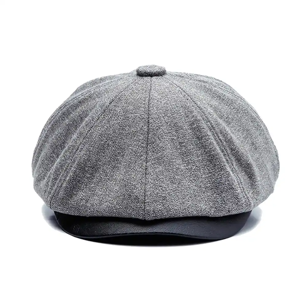 mens flat cap with ear flaps