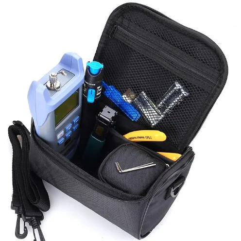 

FTTH Fiber Optic Tool Kit FC-6S Cutter Fiber Cleaver Optical Power Meter 18x UPS