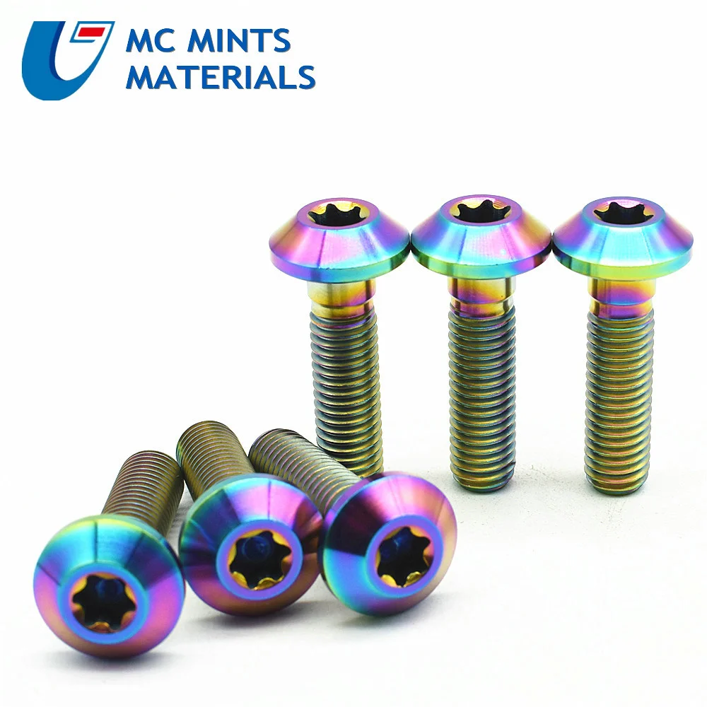 Titanium bolts M8 x30mm Multiple color  (4)