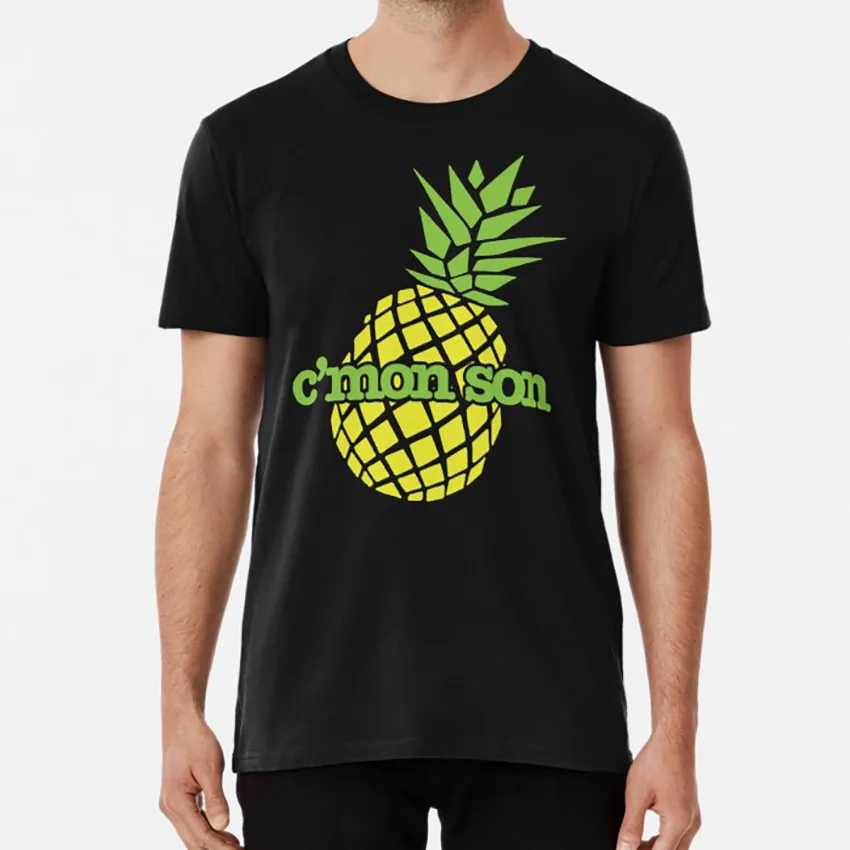 Men 3D Printed Psych Pineapple Round Collar Short sleeve T Shirt