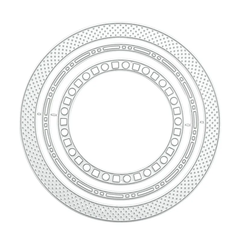 GJCrafts Многослойные Круглые металлические режущие штампы Рамка DIY Выгравированные штампы ремесло изготовление бумажных карточек Скрапбукинг тиснение трафарет Новинка