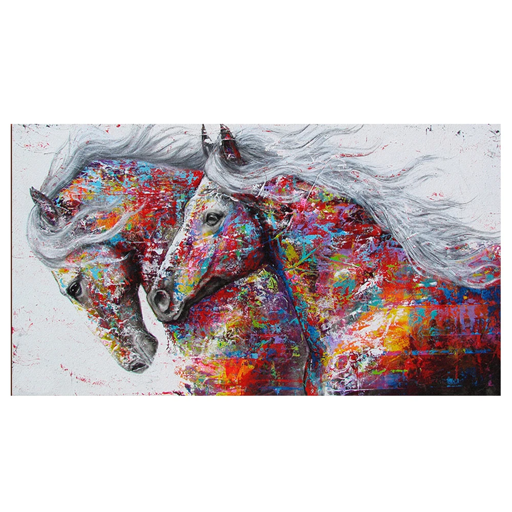 DIY 5D Horse Diamond Mosaic Animal Handmade Painting Cross Stitch Kits Embroidery Patterns Arts | Дом и сад