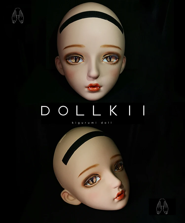 Dollkii 15) Женская Девушка кремнезема Косплей BJD переодевание кигуруми Голова маска Аниме ролевые игры вечерние Трансвестит кукольная маска