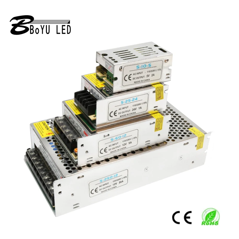 Switching power supply lamp transformer AC 110V 220V to DC 5V 12V 24V 48V CCTV LED light bar adapter | Освещение