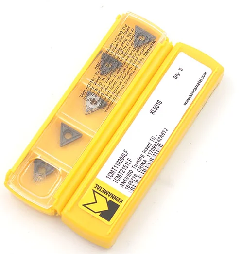 10 шт. KENNAMETAL твердосплавная вставка TCMT110204LF KC5010