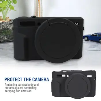 

New Lightweight Soft Silicone Camera Case Cage Protector Cover for Canon G7XII /G7X Mark II Camera Case