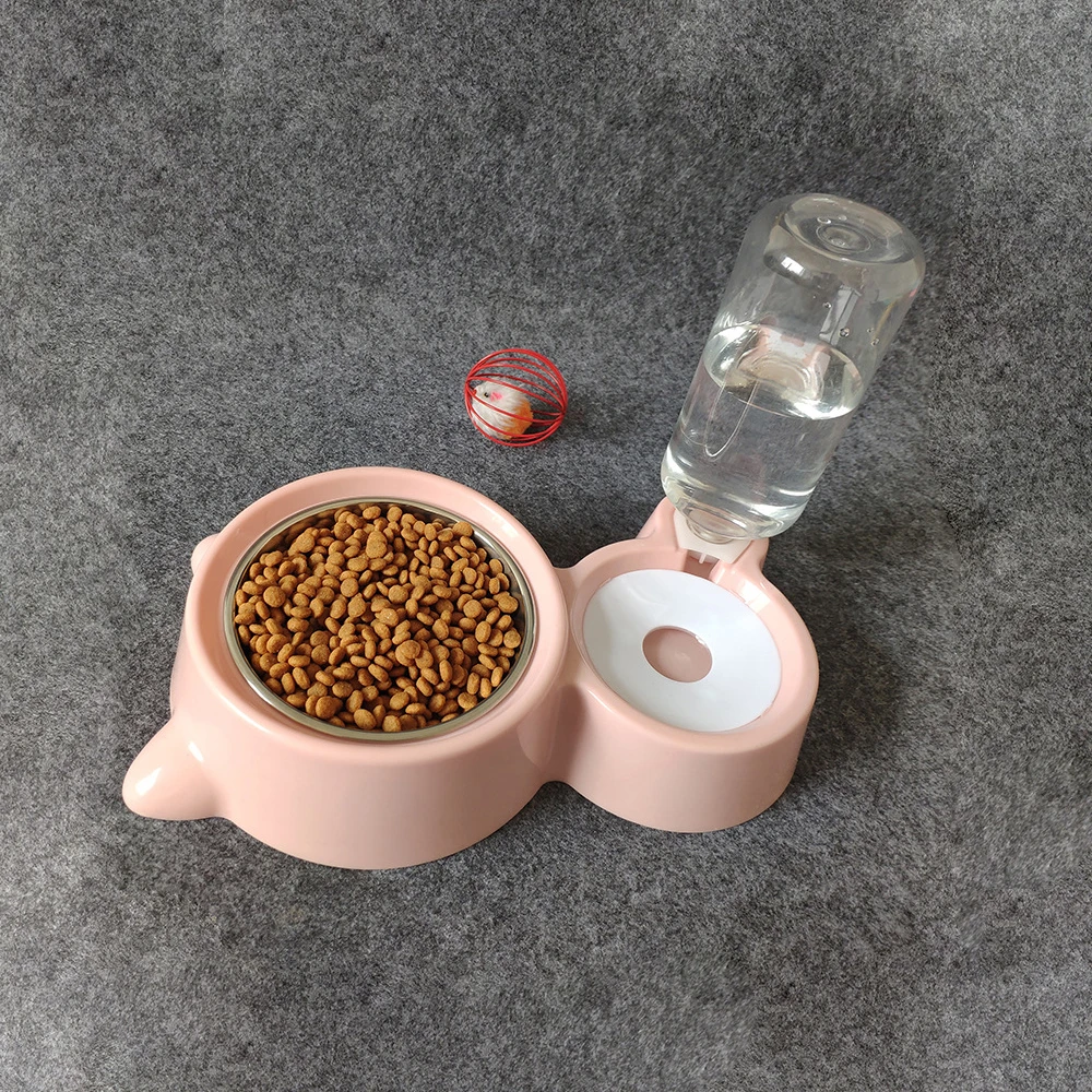 Food Water Bottle Water Pet Dog Puppy Cat Feeding Bowls Dogs Small Large Dogs Cat Drinking Bowl Dispenser Feeder Pet Product