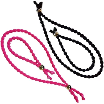 

No-Slip Design Adjustable Length Hairband Long Cushioned Headband Ties for Women Adjustable Silicone Sports Headband