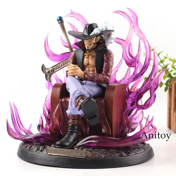 

Figure Action One Piece Dracule Mihawk GK Statue PVC One Piece Mihawk Figure Collection Model Toys 19cm
