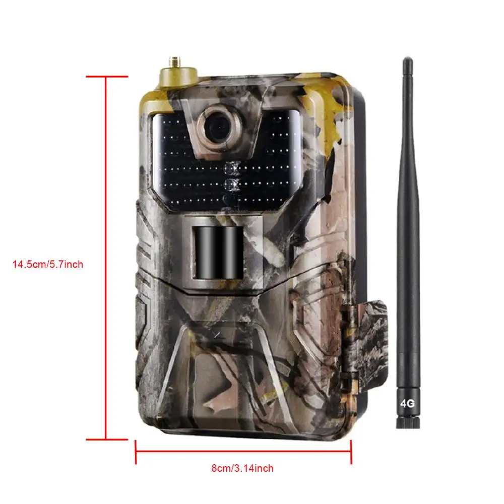 HC-900LTE 4G охотничья камера 16MP Trail камера 940nm фото ловушки 0,3 s MMS/SMS/SMTP/FTP Дикая камера 44LED
