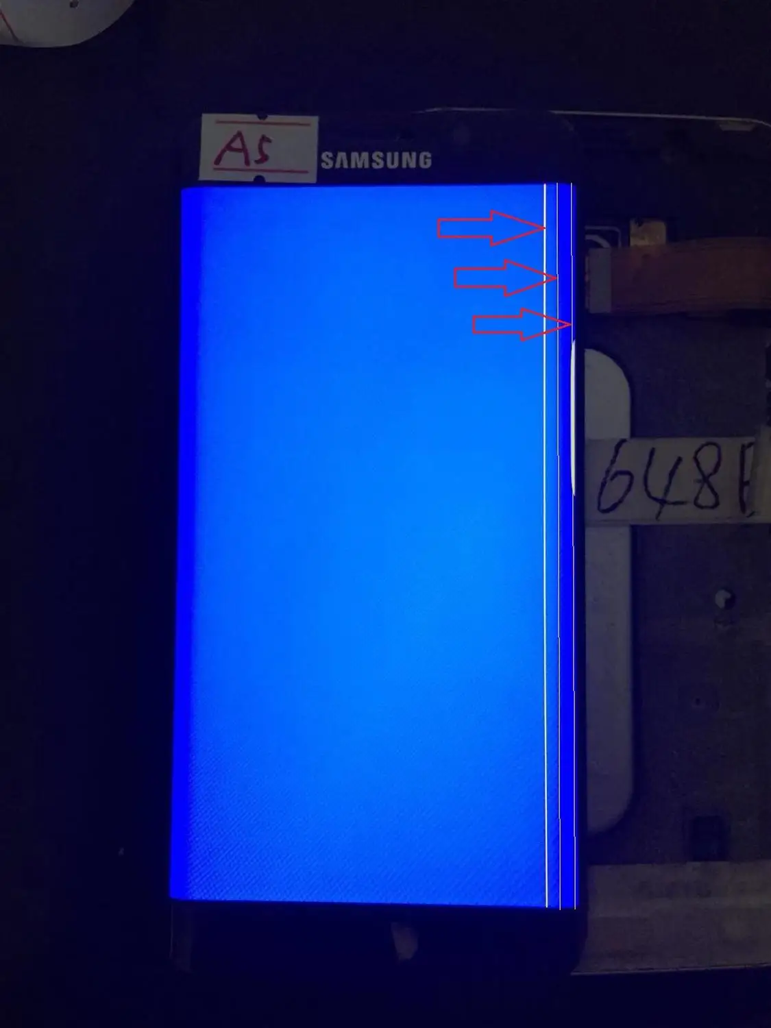 5,5 ''AMOLED lcd для SAMSUNG Galaxy s6 edge Plus G928 G928F сенсорный экран дигитайзер дисплей с линейкой - Цвет: NO.A5 Blue