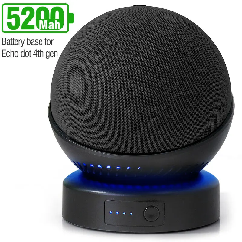 Haut parleur intelligent amazon echo dot Banque de photographies et d