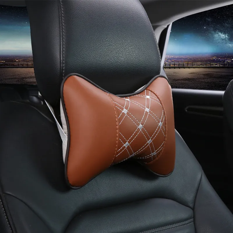 Health Car Seat Headrest Memory Foam Travel Pillow Head Neck Support Cushion
