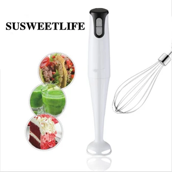 

SUSWEETLIFE Multifunctional small handheld cooking machine, flour milling meat juicer, stirring fruit juice, auxiliary food bar