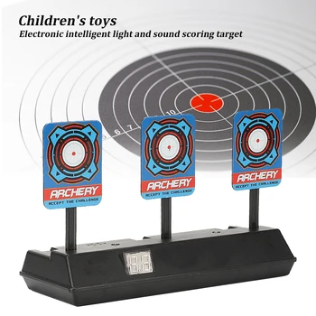 

Funny Automatic Intelligent Lighting Sound Scoring Targets Toys Smart Electronic Auto Reset Calculate Scores Target Board