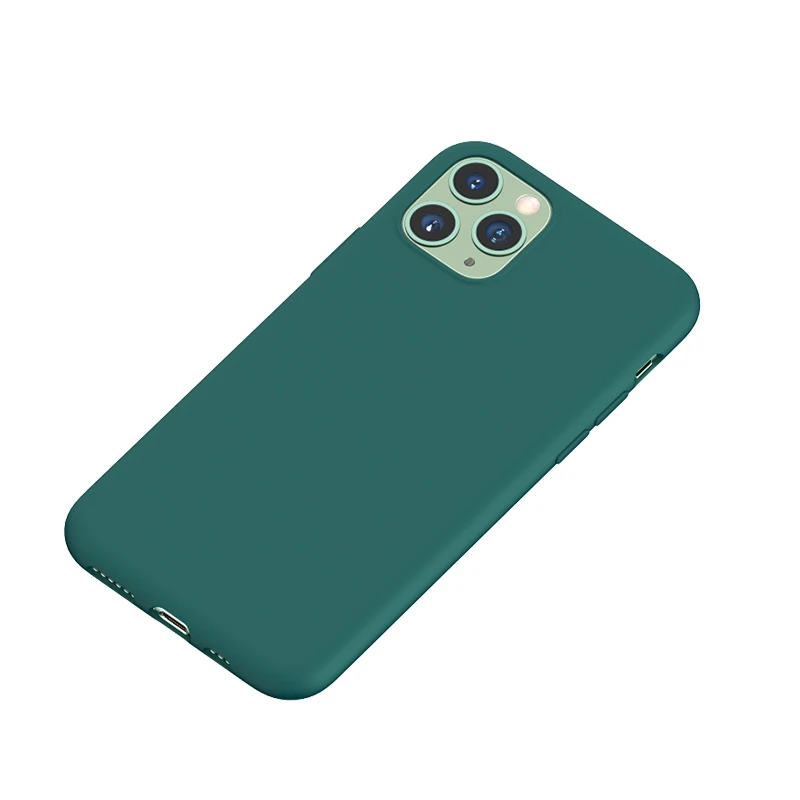 Benks для iPhone 11/iPhone 11 Pro/iPhone 11 Pro Max сплошной цвет жидкий силиконовый защитный чехол