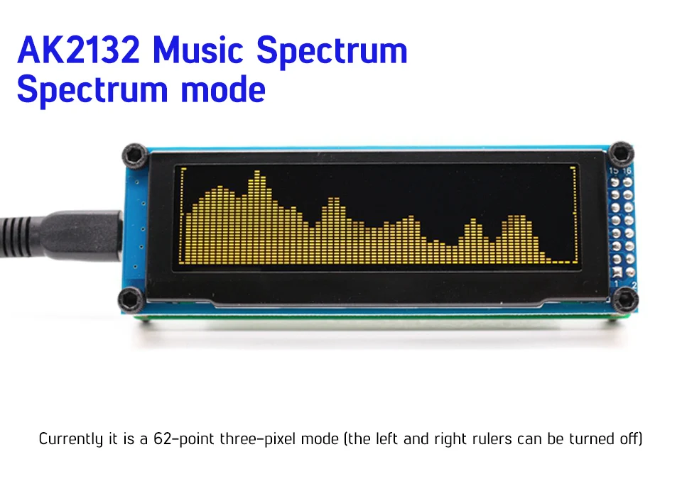 IOW Velocità Aiyima Audio Analizzatore Usb Uv Spettro Health Misuratore per Agc Livello Telefono Dello Amp MP3 di MP4 15 MP5 Sconto Regolabile Indicatore Musica DC5V Oled Natural oggi 10 IOW Velocità Aiyima Audio 10
