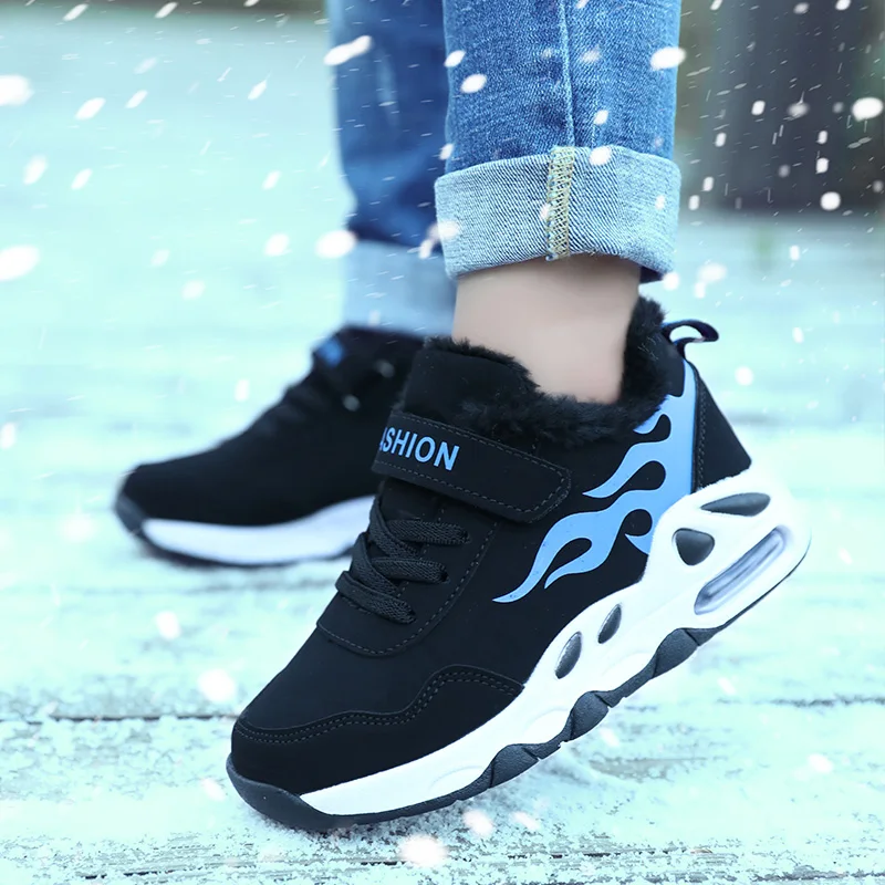 Kids Shoes Boys Casual Children Sneakers For Boys Leather Fashion Sport Kids Sneakers Winter Children Shoes For Boy