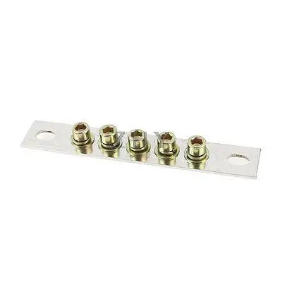 

Screw Install 3x15 Model 5 Terminals Block Barrier Bronze Tone 145mm Long