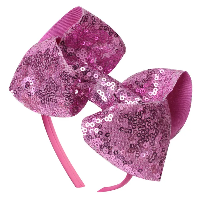 CN Sequin Bow Headband for Girls Fashion Hairband Glitter Hair Bows Headbands Party Headwear Kids Hair Accessories type 30