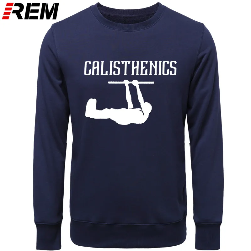 Худи rem Calisthenics, Лучшие Спортивные мужские хлопковые модные забавные толстовки с длинным рукавом и большим принтом, толстовки
