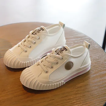 

2020 New Children Casual Shoes For Boys Girls Fashion Little Girls Tennis Shoes Boys Soled Students Breathable Kids Sneakers