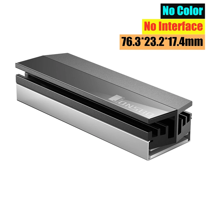 Jonsbo радиатор SSD кулер NVME NGFF M.2 2280 твердотельный жесткий диск радиатор пассивный теплоотвод алюминиевое охлаждение
